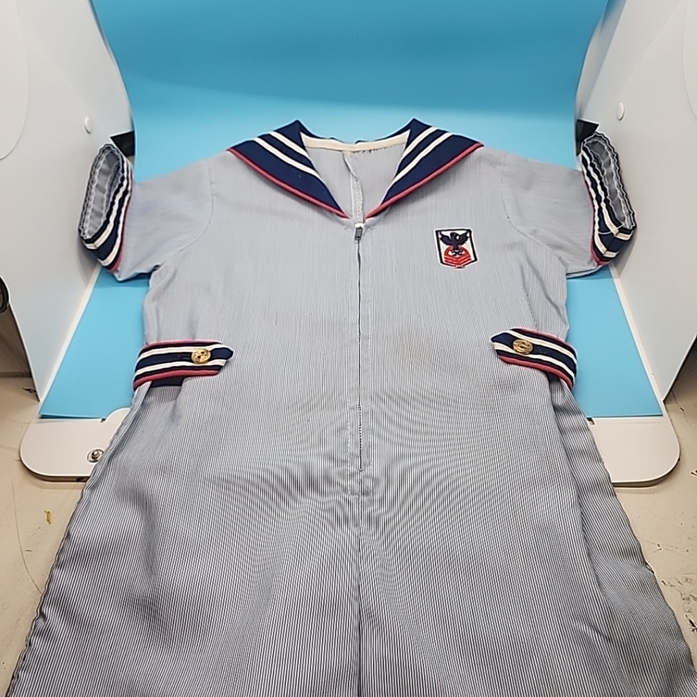 Vintage children's military onsie